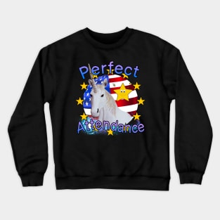 Perfect Attendance - Over Achiever Star Student Award Y2K 2000's Nostalgia 2 Crewneck Sweatshirt